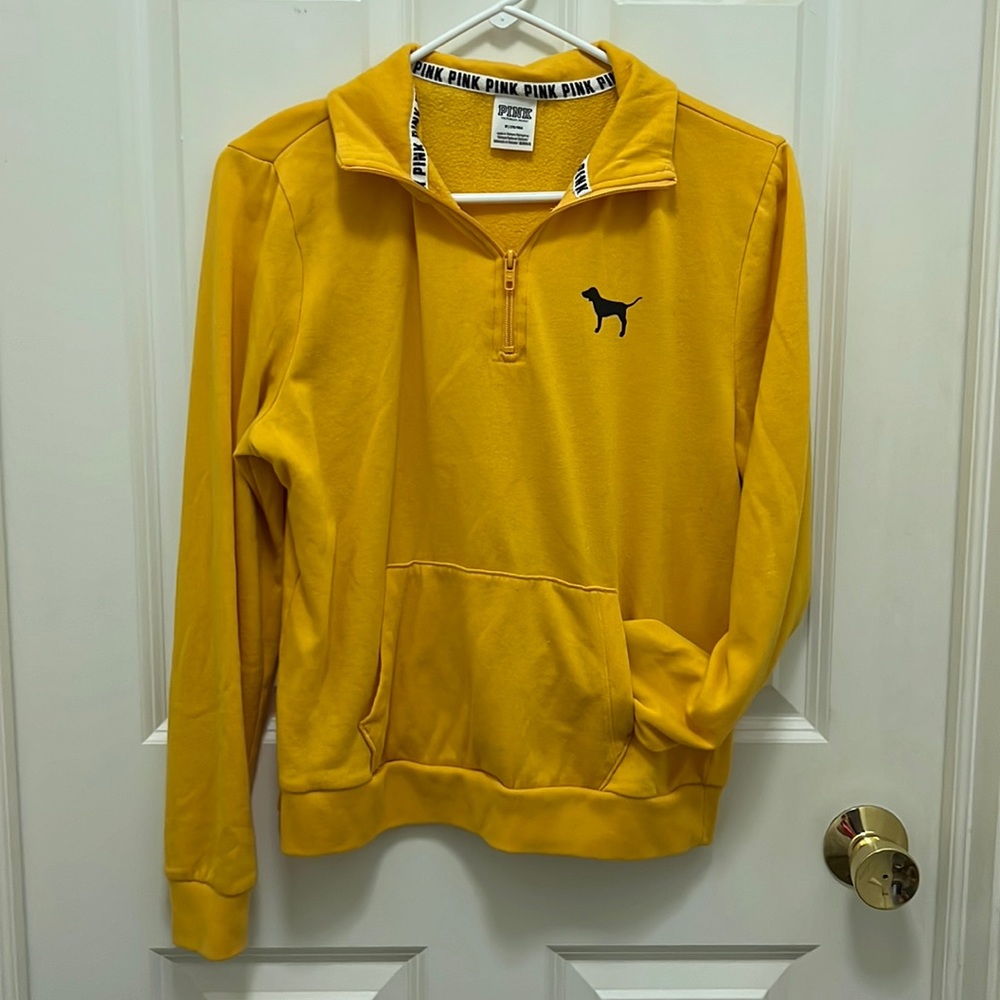 Yellow PINK brand light sweatshirt